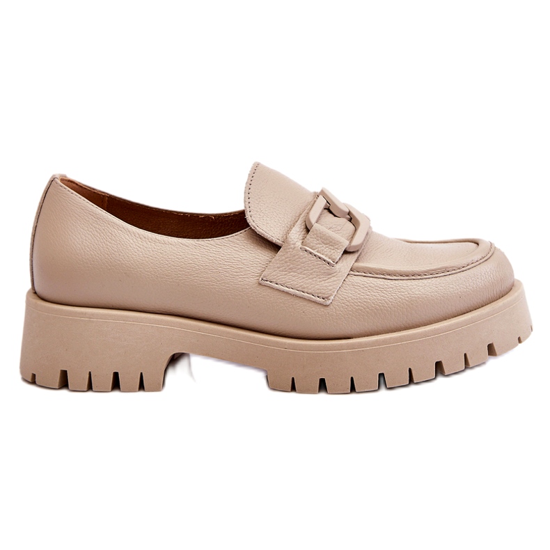 Lemar Pantofi din piele la modă Mocasini bej