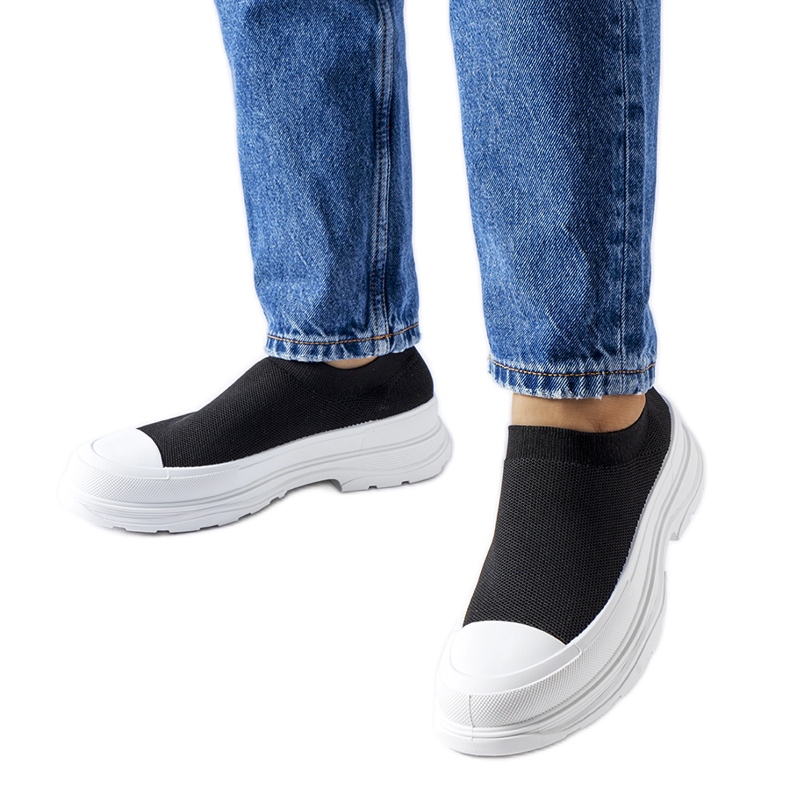 Tenisi negri cu platformă Baratili negru