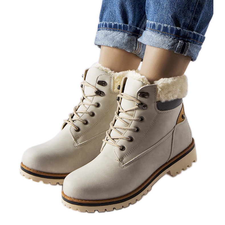 Cizme Montalbino izolate gri Cizme Montalbino izolate gri