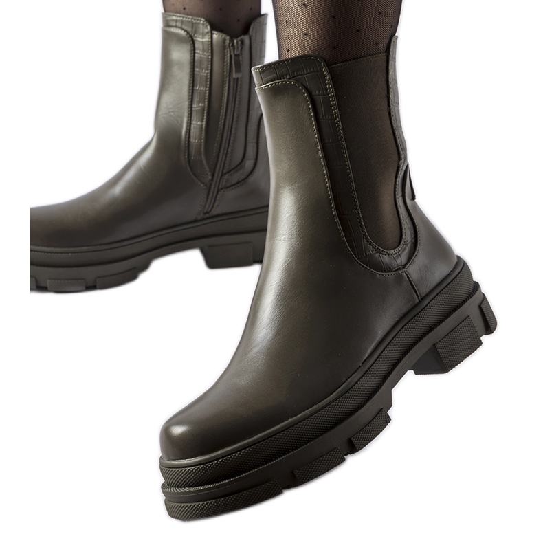 Adidași verzi cu talpă Torin masivă verde