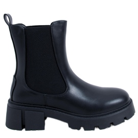 Cizme Chelsea înalte de la Rumer Black negru Cizme Chelsea înalte de la Rumer Black negru