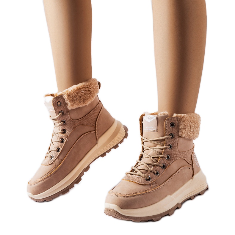 Cizme bej Lee Cooper LCJ-22-44-1363L