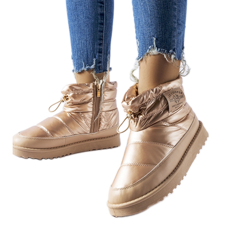 Cizme de zapada Lee Cooper LCJ-23-44-1965L aurii de aur