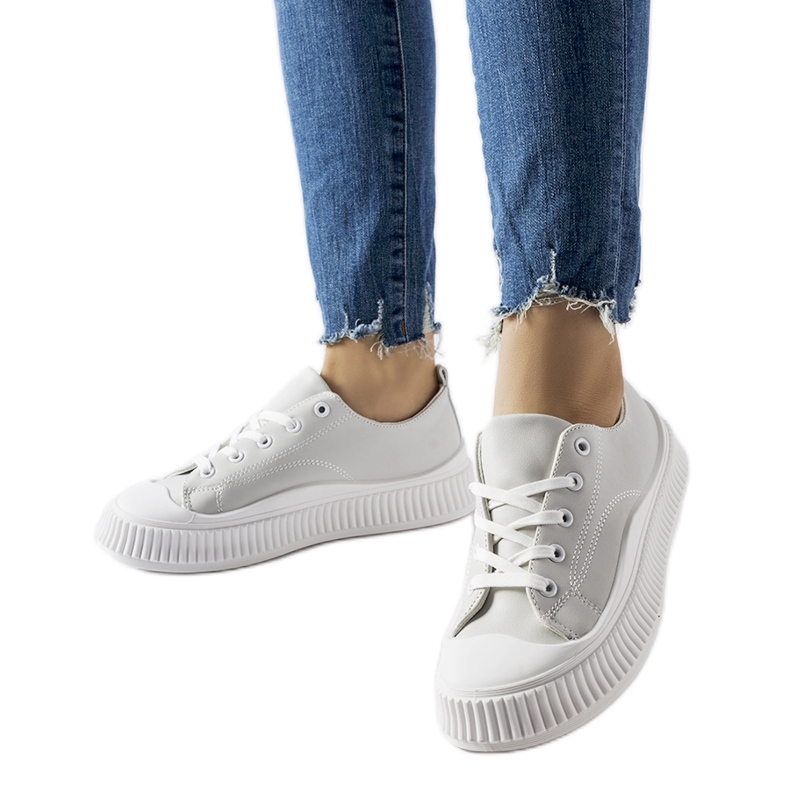 Tenisi gri cu platformă Erbezzo Tenisi gri cu platformă Erbezzo