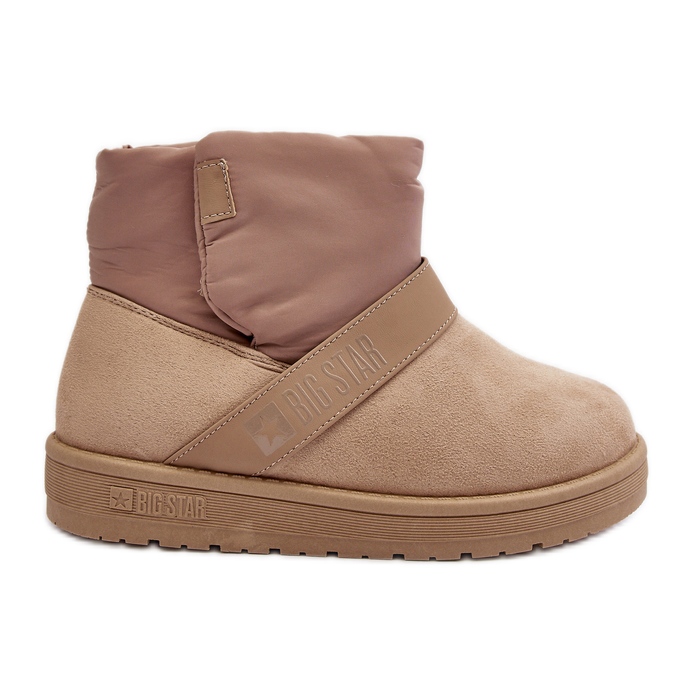 Cizme de zăpadă izolate Beige Big Star Pe Platformă MM274152 bej