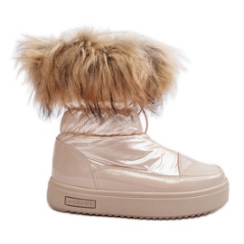 Cizme De Zapada Dama Cu Blana Bej Big Star MM274380 Cizme De Zapada Dama Cu Blana Bej Big Star MM274380
