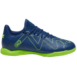 Pantofi de fotbal Puma Future Play It Jr 107393 03 albastru Pantofi de fotbal Puma Future Play It Jr 107393 03 albastru