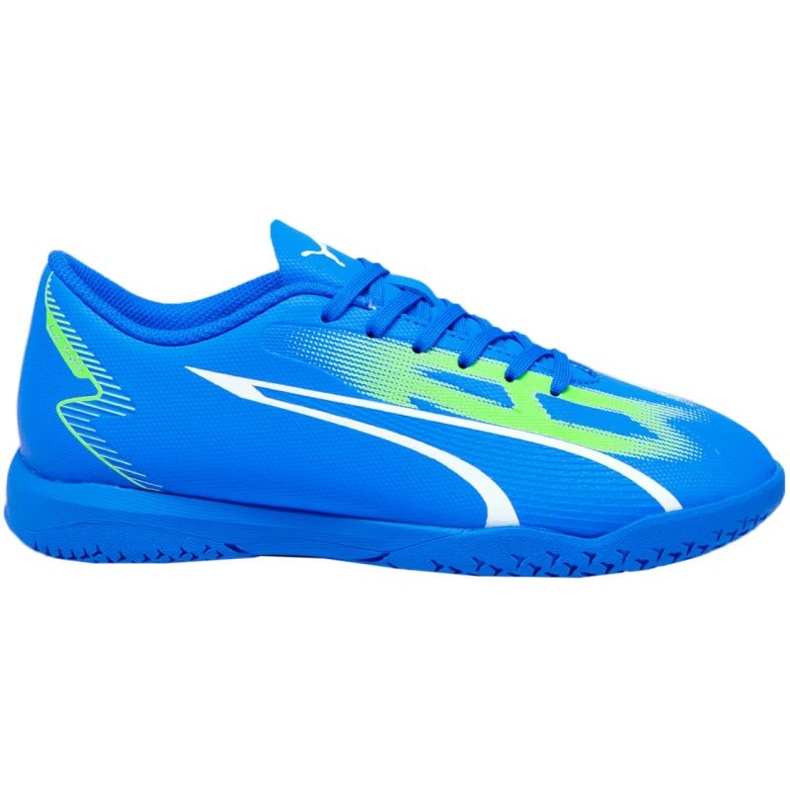 Pantofi de fotbal Puma Ultra Play It Jr 107535 03 albastru Pantofi de fotbal Puma Ultra Play It Jr 107535 03 albastru