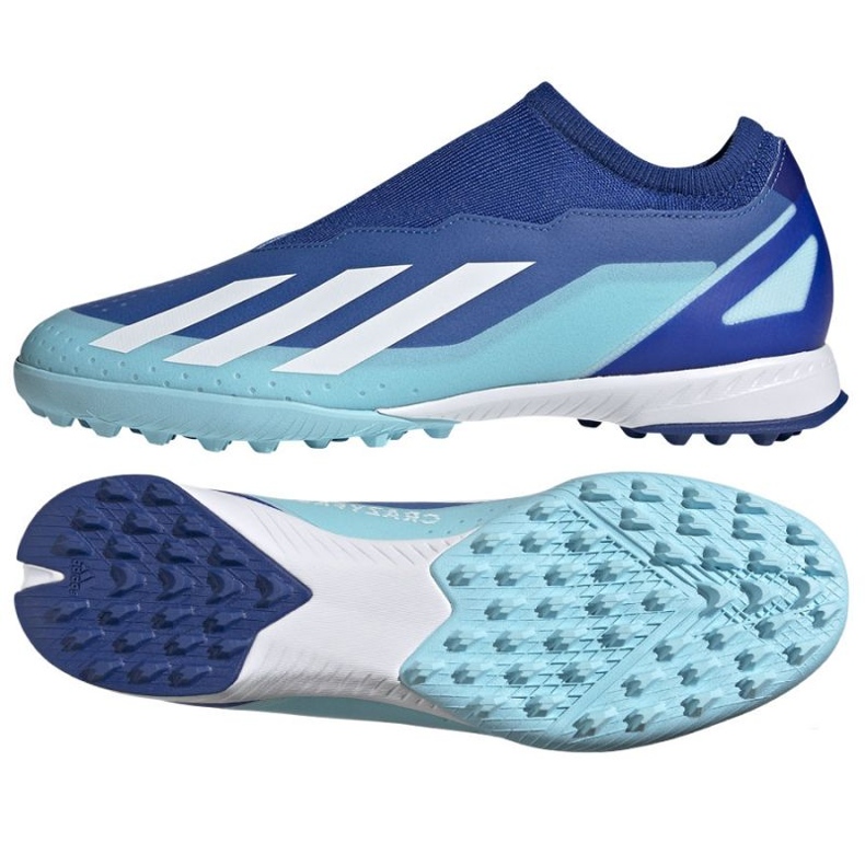 Pantofi de fotbal Adidas X Crazyfast.3 Ll Tf ID9347 albastru