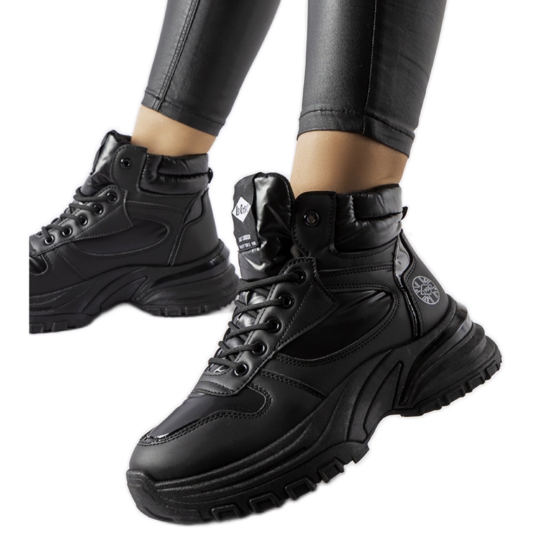 Cizme negre Lee Cooper LCJ-23-44-1973L negru