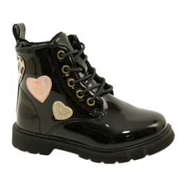 Cizme lacuite Miss 23DZ23-6599 negru