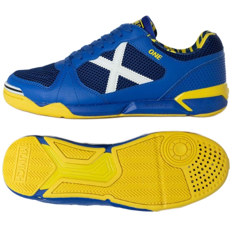 Munich One 58 In 3071058 pantofi de fotbal albastru