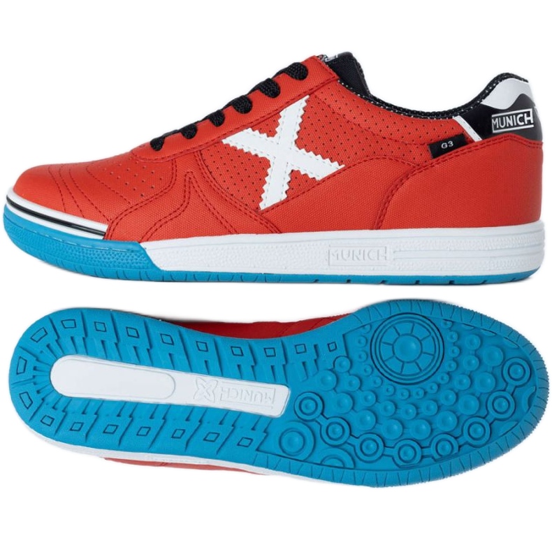 Munich Munchen G-3 Profit 390 In M 3111390 pantofi de fotbal roșu