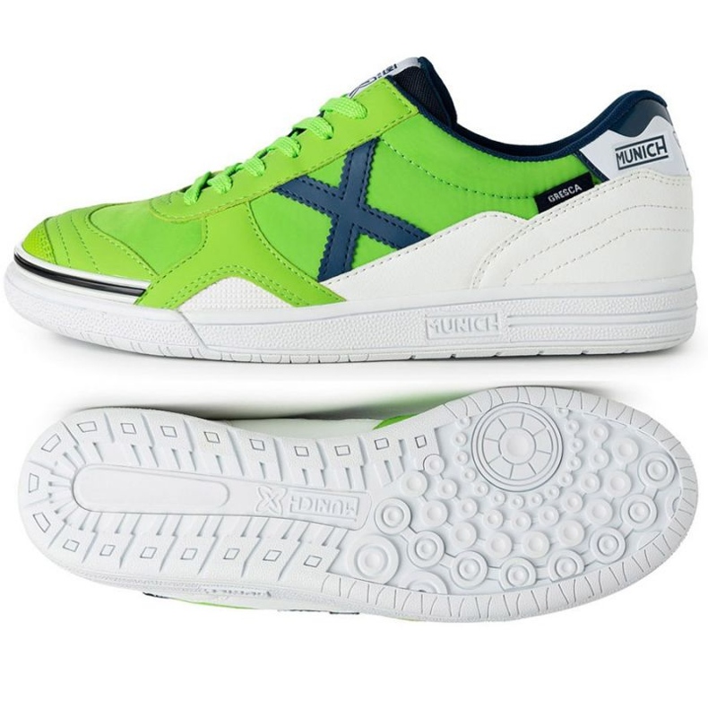 Munich Munchen Gresca 310 3000310 pantofi de fotbal verde Munich Munchen Gresca 310 3000310 pantofi de fotbal verde