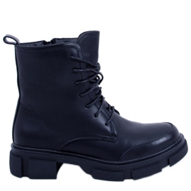 Cizme cu șireturi Coley Black negru Cizme cu șireturi Coley Black negru