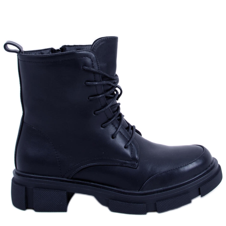 Cizme cu șireturi Coley Black negru Cizme cu șireturi Coley Black negru