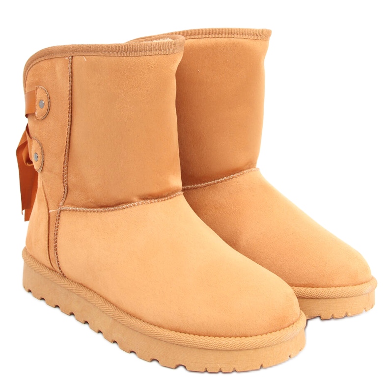 Cizme de zapada Emusy cu fundite Stella Camel maro