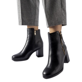 Botine clasice Edilio izolate negre negru