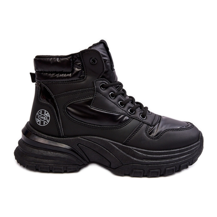 Botine de damă cu talpă groasă Lee Cooper LCJ-23-44-1973L Negru