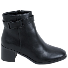 Dolores Cizme negre cu toc negru Dolores Cizme negre cu toc negru