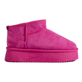 Cizme de zapada joase dama fucsia Shelovet roz Cizme de zapada joase dama fucsia Shelovet roz