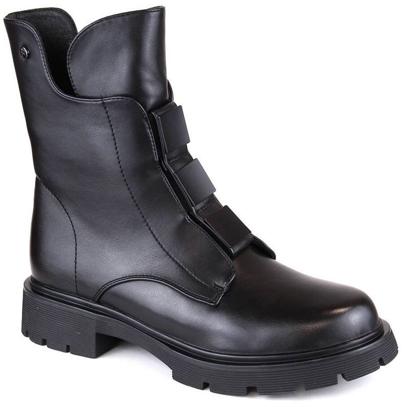Cizme de dama negre izolate cu fermoar Filippo DBT4890 negru