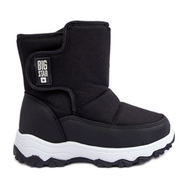 Cizme De Zăpadă Izolatoare Copii Cu Velcro Black Big Star MM374119 negru Cizme De Zăpadă Izolatoare Copii Cu Velcro Black Big Star MM374119 negru