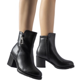 Botine izolate negre Ubalda negru