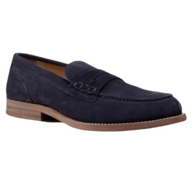 Pantofi Tommy Hilfiger Suede Loafer M FM0FM02867 albastru