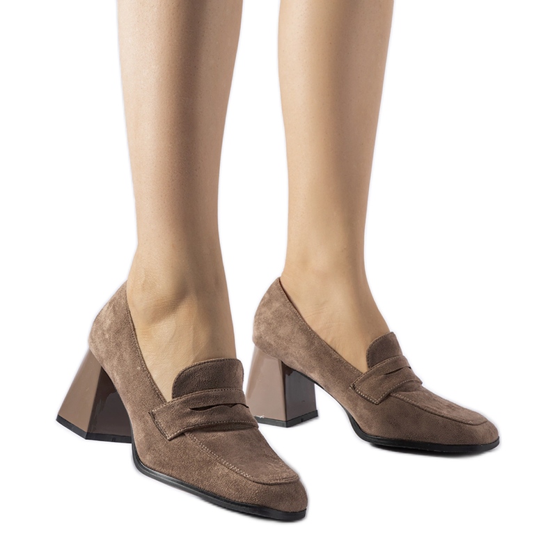 Pompe maro cu toc Mill patent