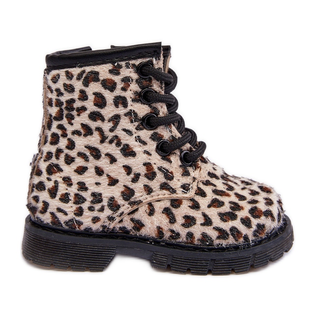 Cizme izolate pentru copii cu fermoar, Bej Goopy