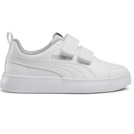 Pantofi copii Puma Courtflex v2 V alb 371543 04