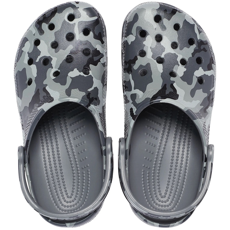 Saboți Crocs Classic Printed Camo Camo - gri 206454 0IE
