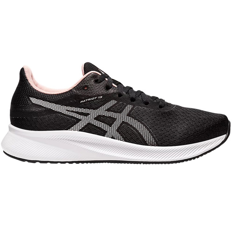 Pantofi de alergare pentru femei Asics Patriot 13, negru și roz 1012B312 003