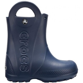 Ghete de ploaie pentru copii Crocs Handle Rain Boot Copii bleumarin 12803 410