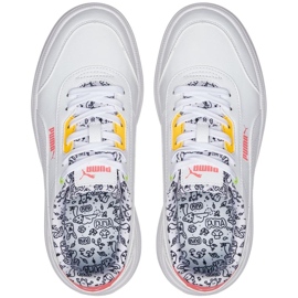 Pantofi dama Puma Tori Me Happy alb 386384 01