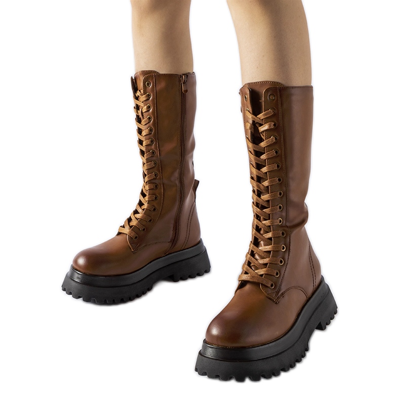 Cizme înalte și izolante maro de la Upton Cizme înalte și izolante maro de la Upton