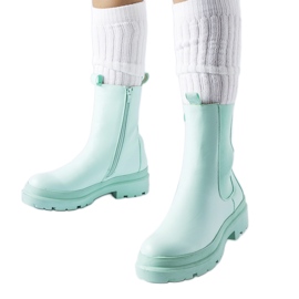 Botine Bethesda verde deschis ușor izolate Botine Bethesda verde deschis ușor izolate
