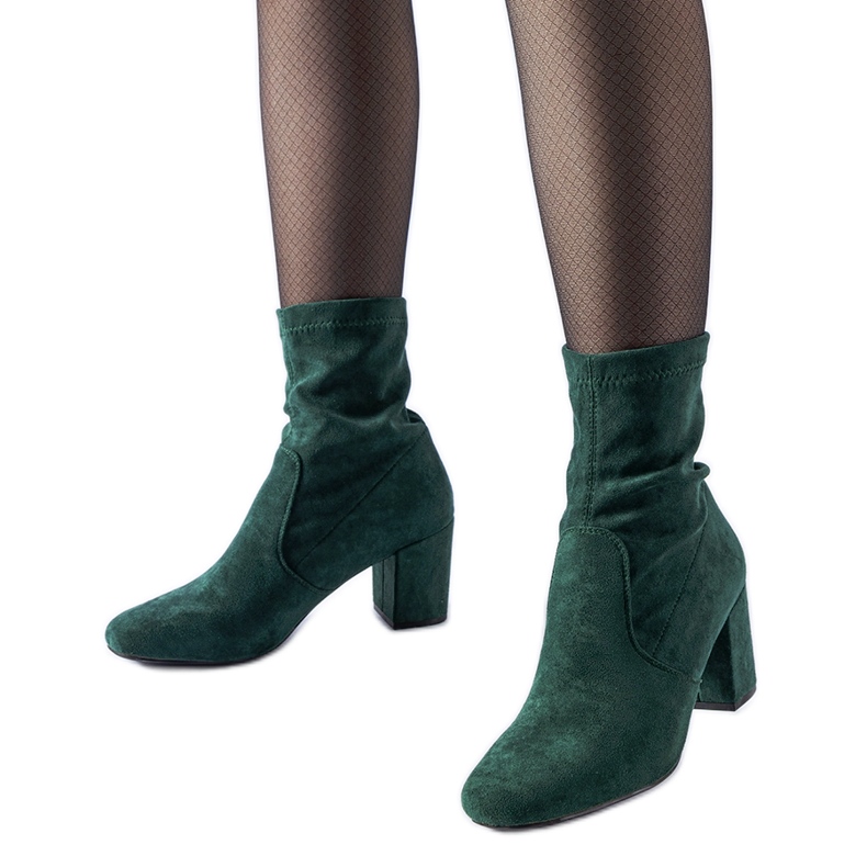 Botine Lexington verzi cu slip-on verde