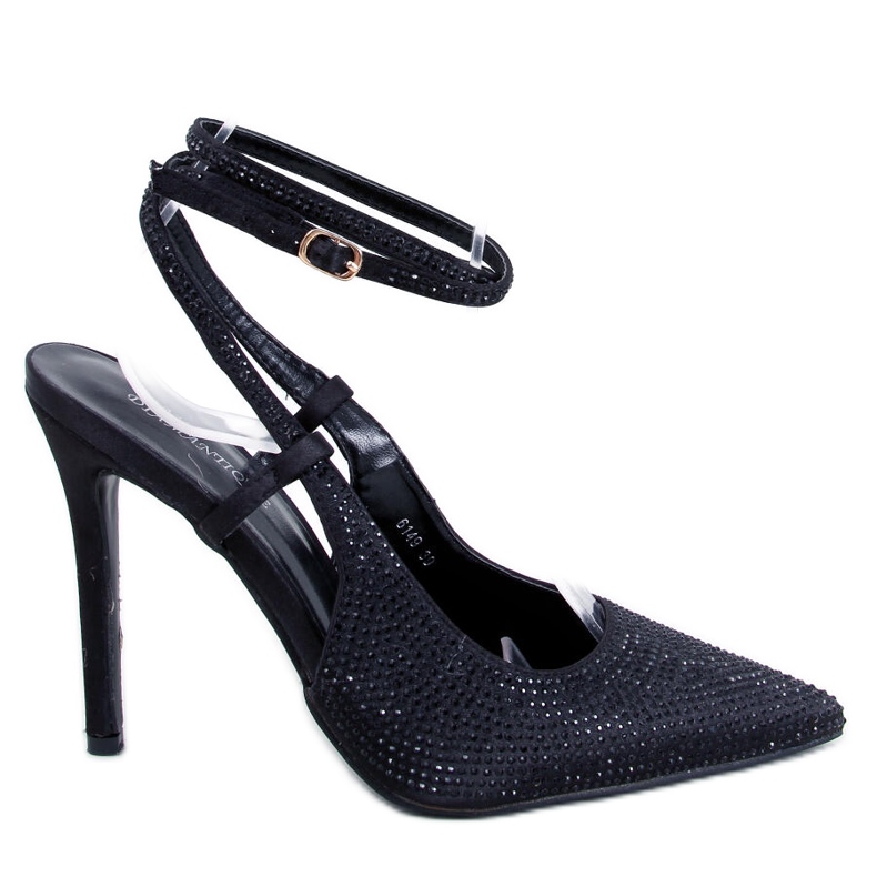Ace legate cu pietre Bonnie Black negru