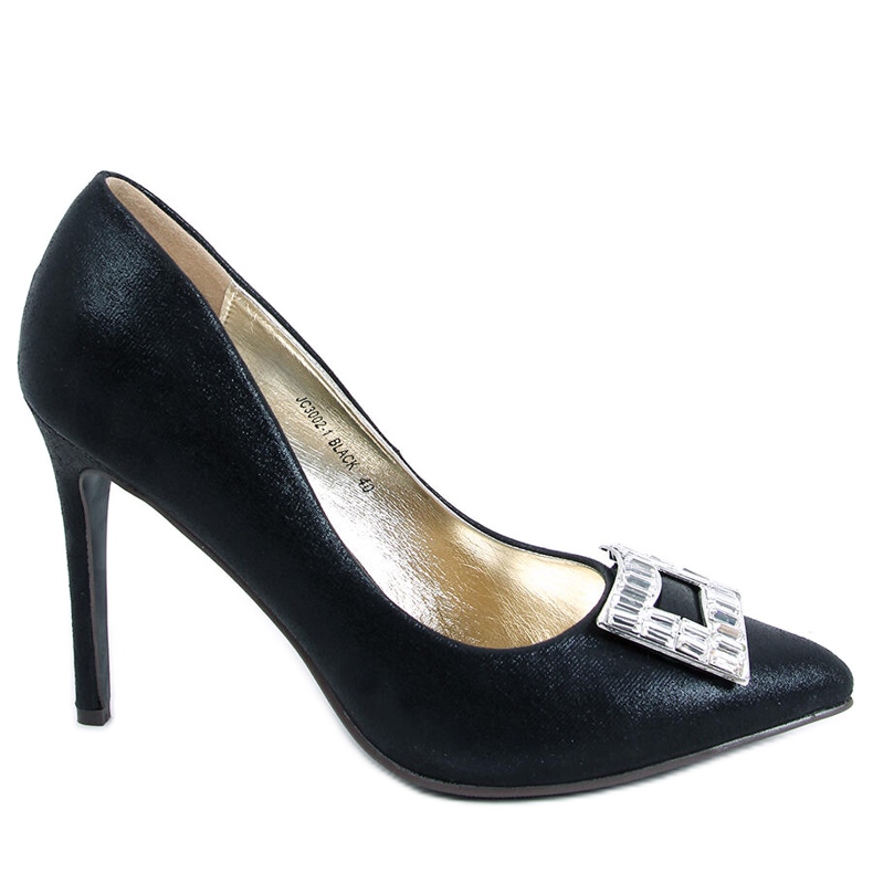Tocuri de dama impodobite Deborah Black negru