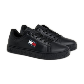 Pantofi Tommy Hilfiger Tjw Cool Sneaker Ess W EN0EN02531BDS negru Pantofi Tommy Hilfiger Tjw Cool Sneaker Ess W EN0EN02531BDS negru