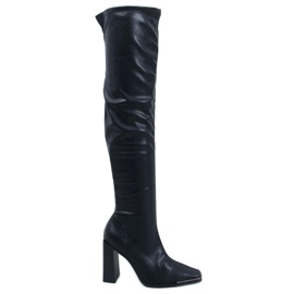 Catâri Marlone Black cu toc înalt negru Catâri Marlone Black cu toc înalt negru