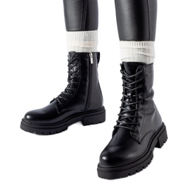 Cizme Heights izolate negre negru Cizme Heights izolate negre negru