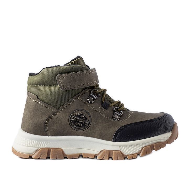 Cizme izolate verzi pentru copii de la Tolomeo verde Cizme izolate verzi pentru copii de la Tolomeo verde