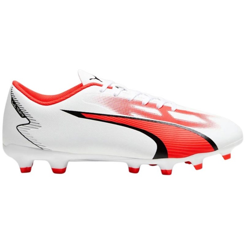 Pantofi de fotbal Puma Ultra Play FG/AG 107423 01 alb