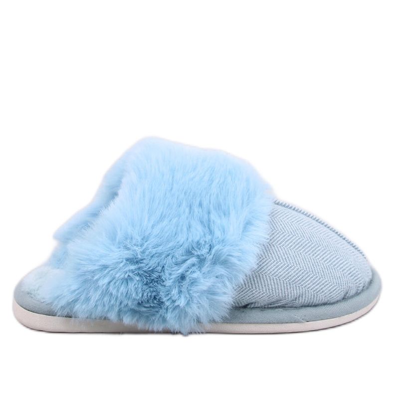 Papuci de pește cu blană Allens Blue albastru Papuci de pește cu blană Allens Blue albastru