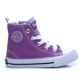 American Club Adidași pentru fete violet American Club Adidași pentru fete violet