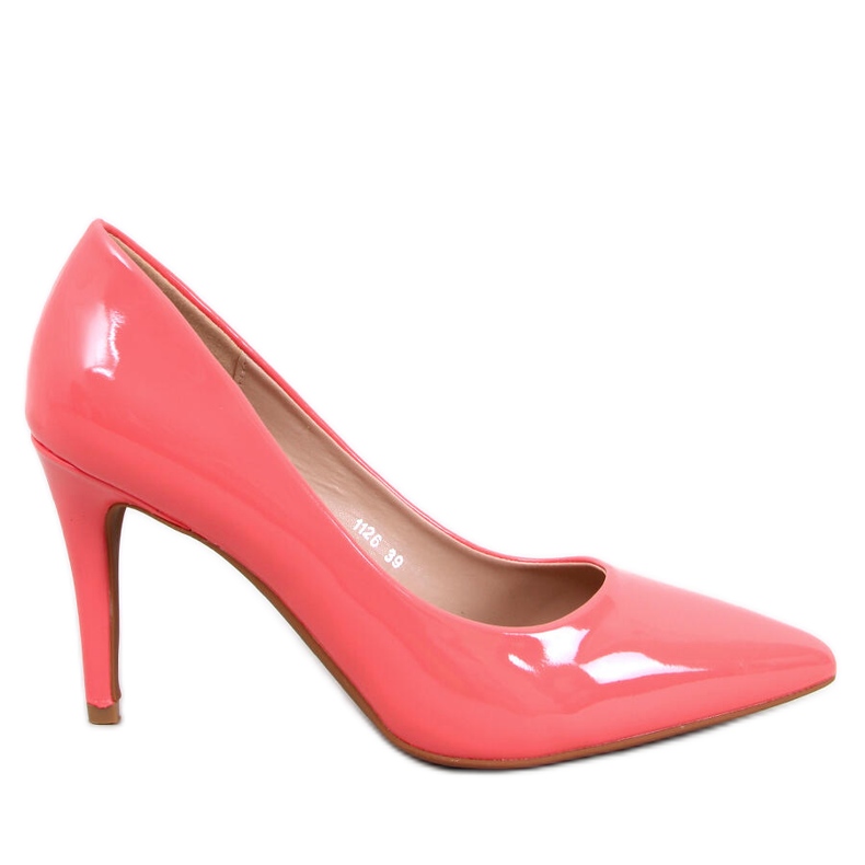 Tocuri înalte lăcuite de damă Manley Pink roz