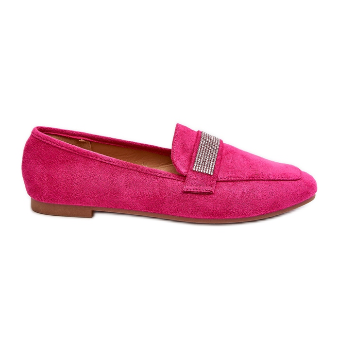 Mocasini De Dama Cu Strasuri Fuchsia Ralrika roz